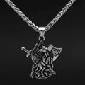 Vikings Sleipnir Axe Stainless Steel Pendant Necklace | Pendant and Necklace | Wiccan Center