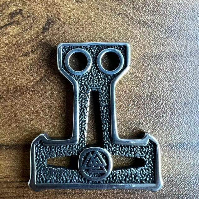 Vikings Thor's Hammer Valknut Stainless Steel Necklace | Pendant and Necklace | Wiccan Center