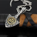 Vikings Runes and Valknut Stainless Steel Necklace | Pendant and Necklaces | Wiccan Center