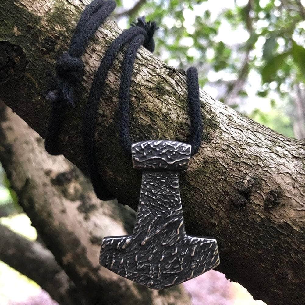 Vikings Thors Mjolnir Stainless Steel Pendant | Pendant and Necklaces | Wiccan Center