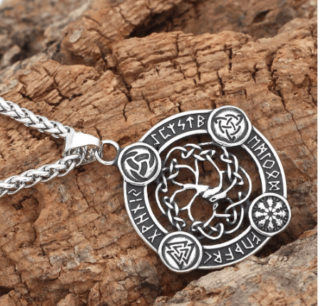 Celtic Knots Amulet Stainless Steel Pendant Necklace | Pendant Necklaces | Wiccan Center