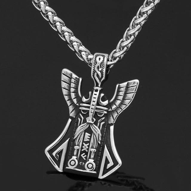Vikings Odin Stainless Steel Pendant Necklace | Pendants & Necklaces | Wiccan Center