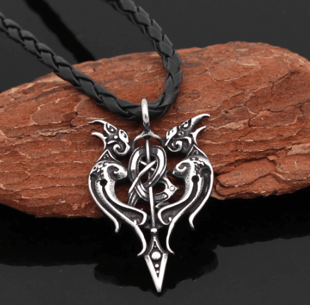 Vikings Huginn and Munnin Pendant Necklace | Pendant Necklaces | Wiccan Center