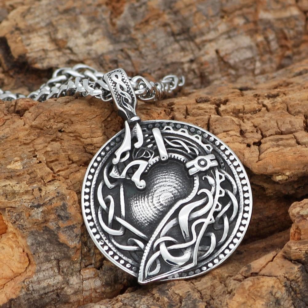 Vikings Dragon Stainless Steel Necklace | Pendants & Necklaces | Wiccan Center