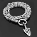 Vikings Gungnir Valknut Stainless Steel Necklace | Pendants & Necklaces | Wiccan Center