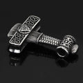 Viking Mjolnir Valknut Stainless Steel Necklace | Pendant Necklaces | Wiccan Center