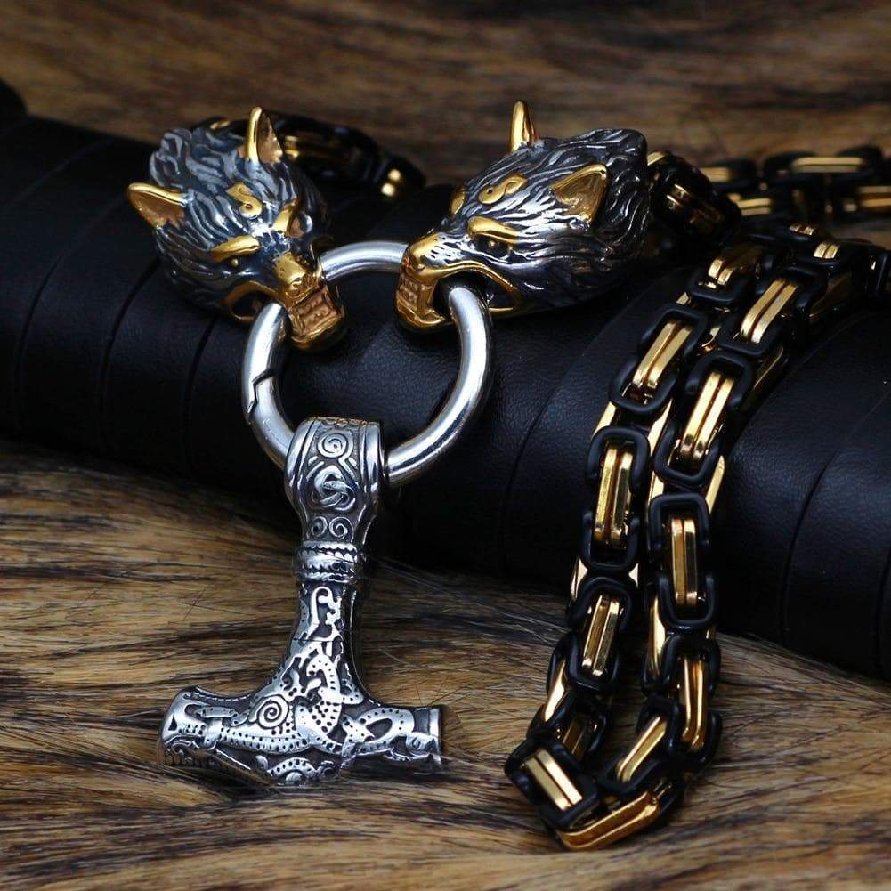 Vikings Mjölnir Stainless Steel Necklace | Pendants & Necklaces | Wiccan Center