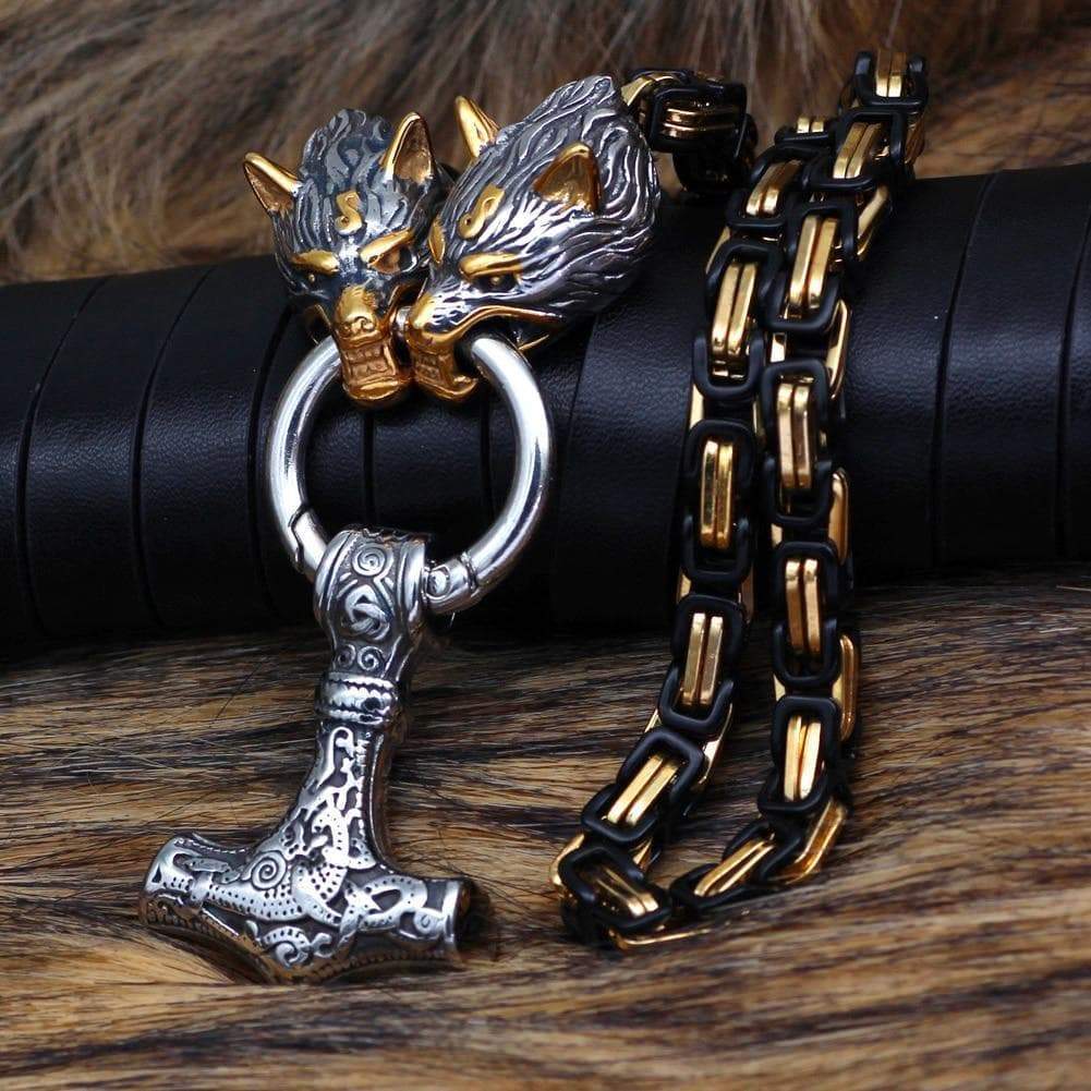 Vikings Mjölnir Stainless Steel Necklace | Pendants & Necklaces | Wiccan Center
