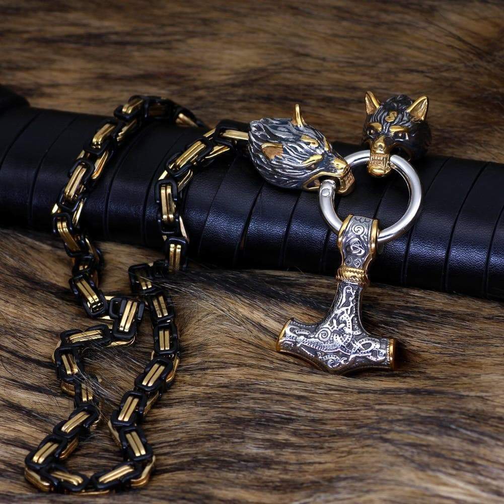 Vikings Mjölnir Stainless Steel Necklace | Pendants & Necklaces | Wiccan Center