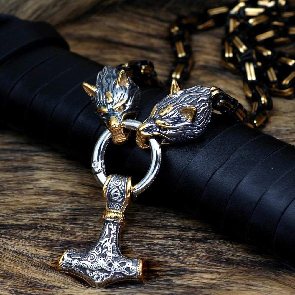 Vikings Mjölnir Stainless Steel Necklace | Pendants & Necklaces | Wiccan Center