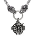 Vikings Odin's Wolf Chain Stainless Steel Necklace | Pendants & Necklaces | Wiccan Center
