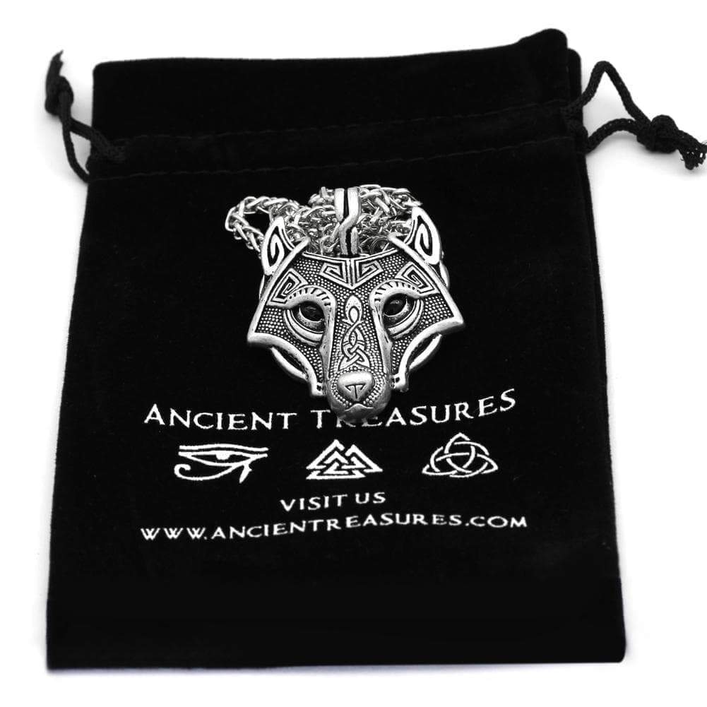 Viking Wolf Head Necklace | Pendants & Necklaces | Wiccan Center