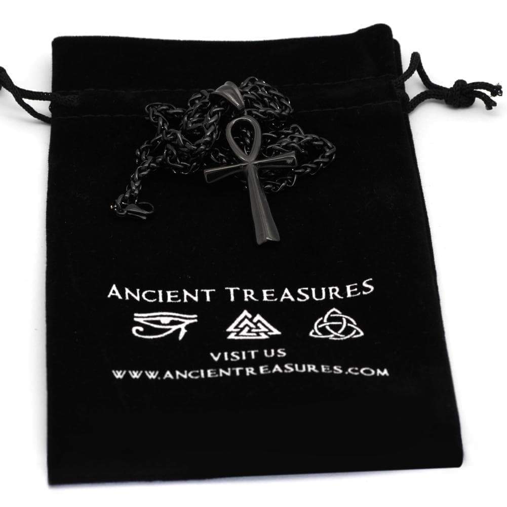 Ancient Egypt Life and Balance Stainless Steel Necklace | Pendants & Necklaces | Wiccan Center