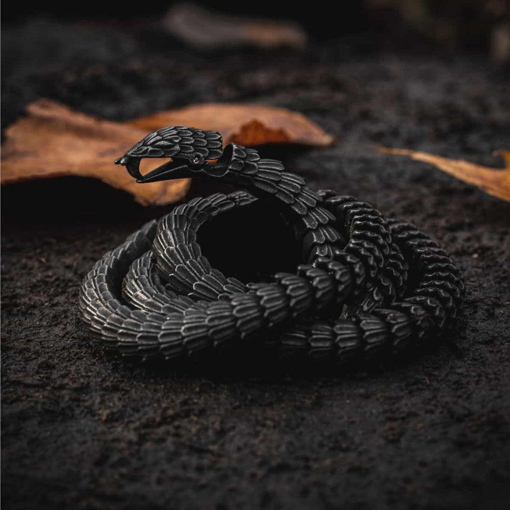 Viking Heavy Jörmungandr World Serpant Snake Chain | Pendants & Necklaces | Wiccan Center