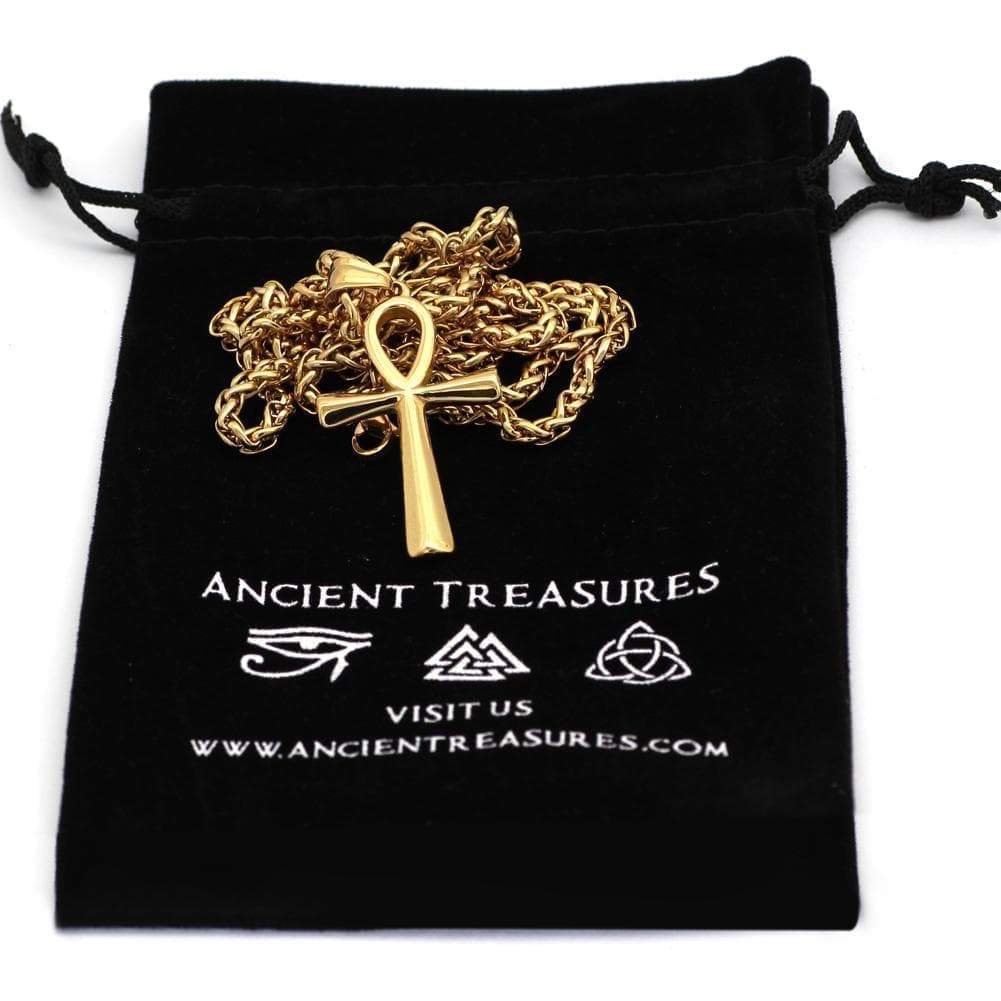 Ancient Egypt Life and Balance Stainless Steel Necklace | Pendants & Necklaces | Wiccan Center