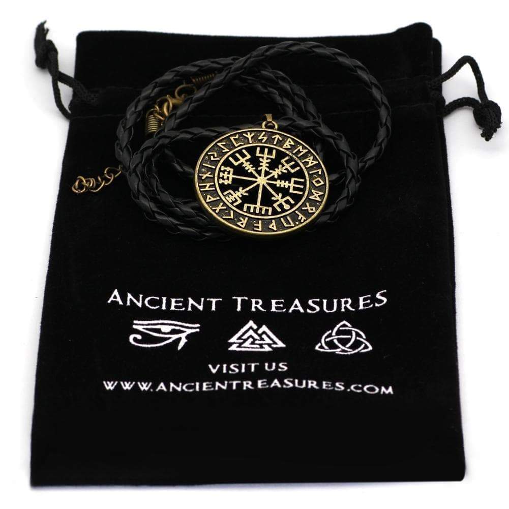 Vikings Vegvisir Stainless Steel Pendant Necklace | Pendants & Necklaces | Wiccan Center