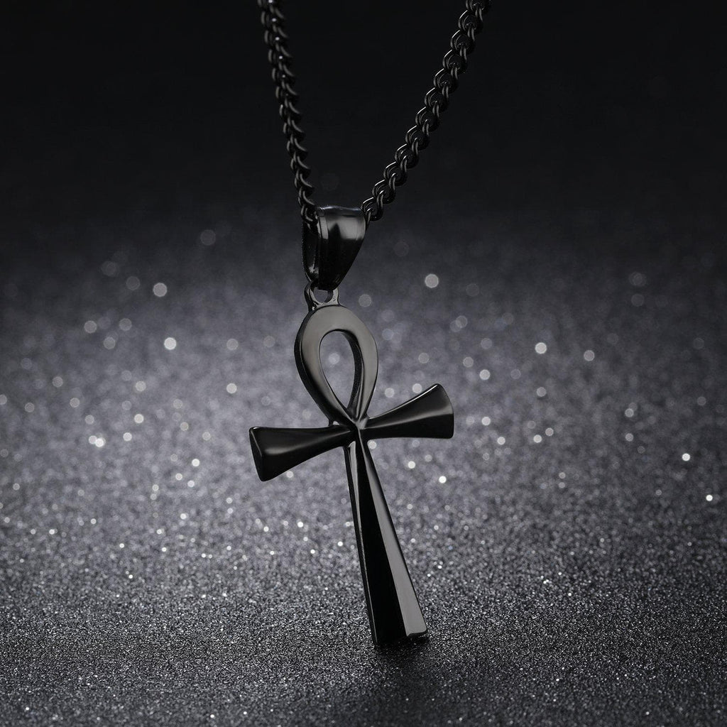 Ancient Egypt Life and Balance Stainless Steel Necklace | Pendants & Necklaces | Wiccan Center