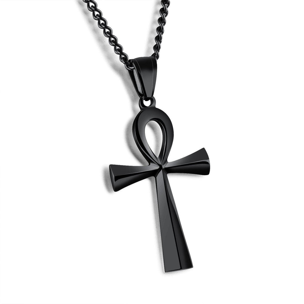 Ancient Egypt Life and Balance Stainless Steel Necklace | Pendants & Necklaces | Wiccan Center