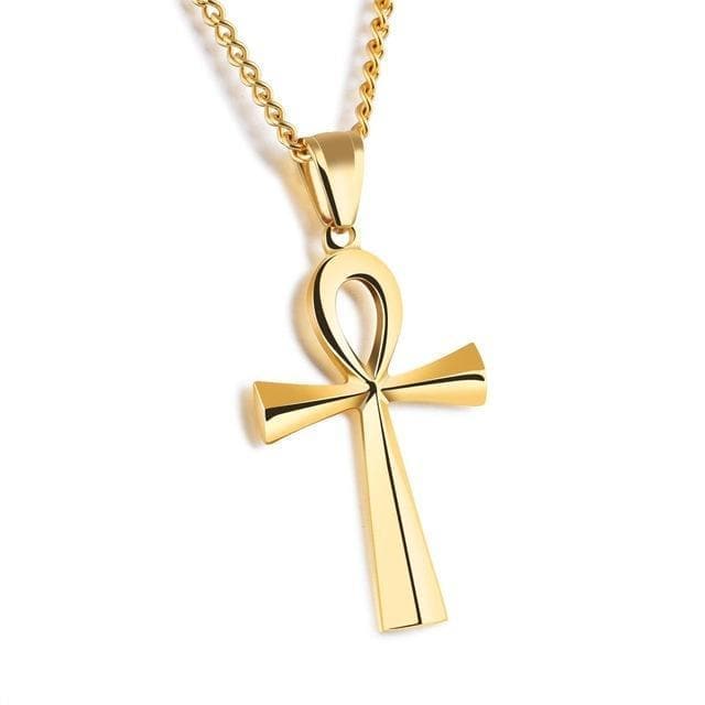 Ancient Egypt Life and Balance Stainless Steel Necklace | Pendants & Necklaces | Wiccan Center