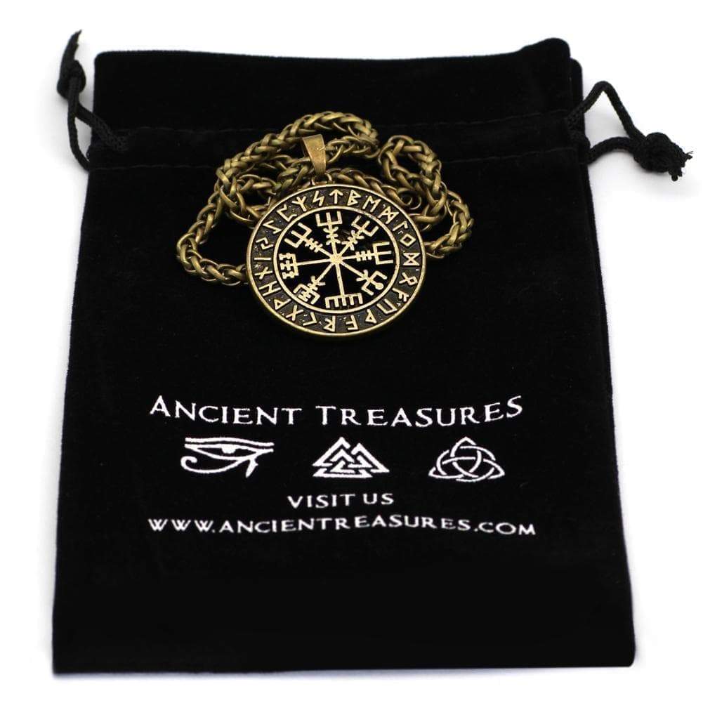 Vikings Vegvisir Stainless Steel Pendant Necklace | Pendants & Necklaces | Wiccan Center