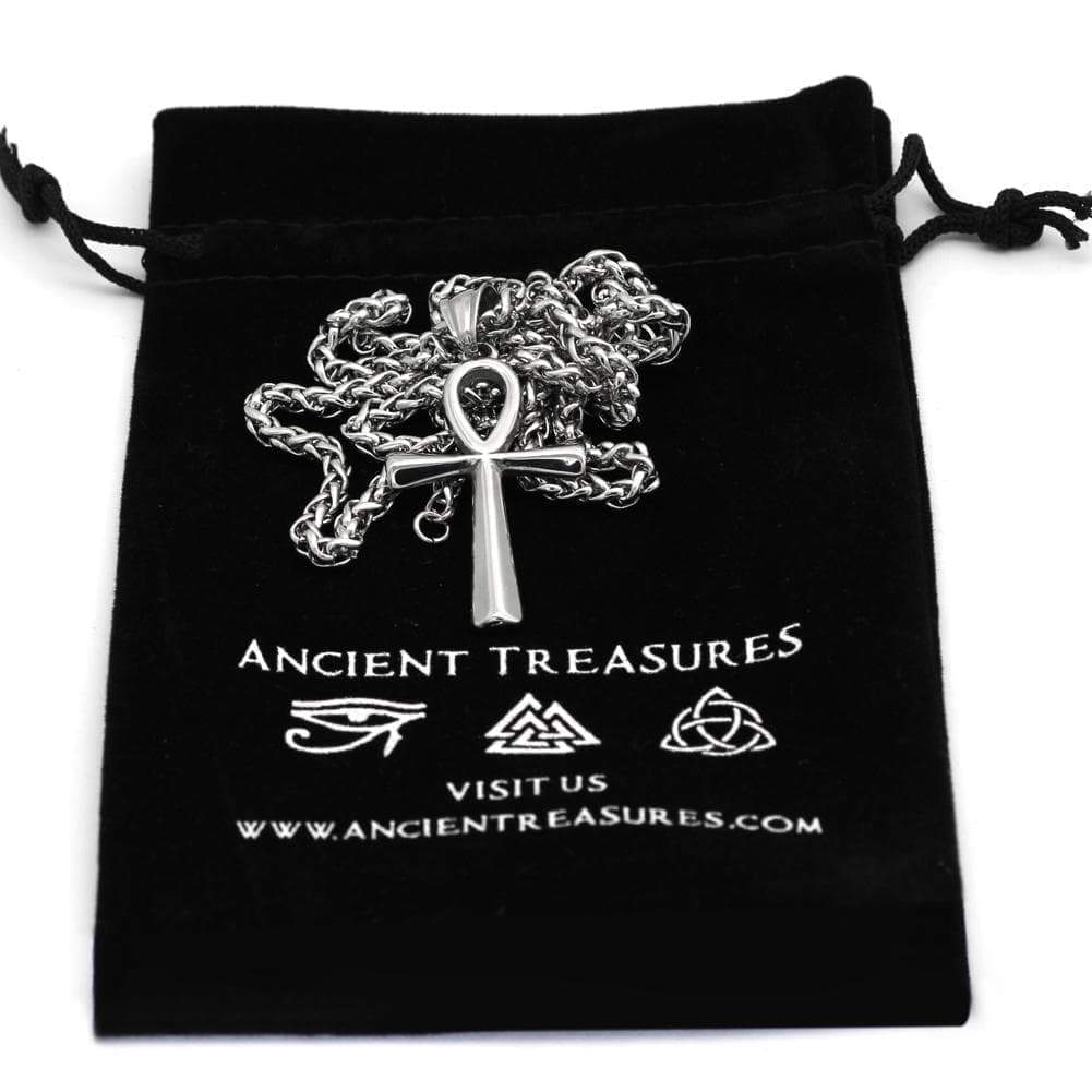 Ancient Egypt Life and Balance Stainless Steel Necklace | Pendants & Necklaces | Wiccan Center