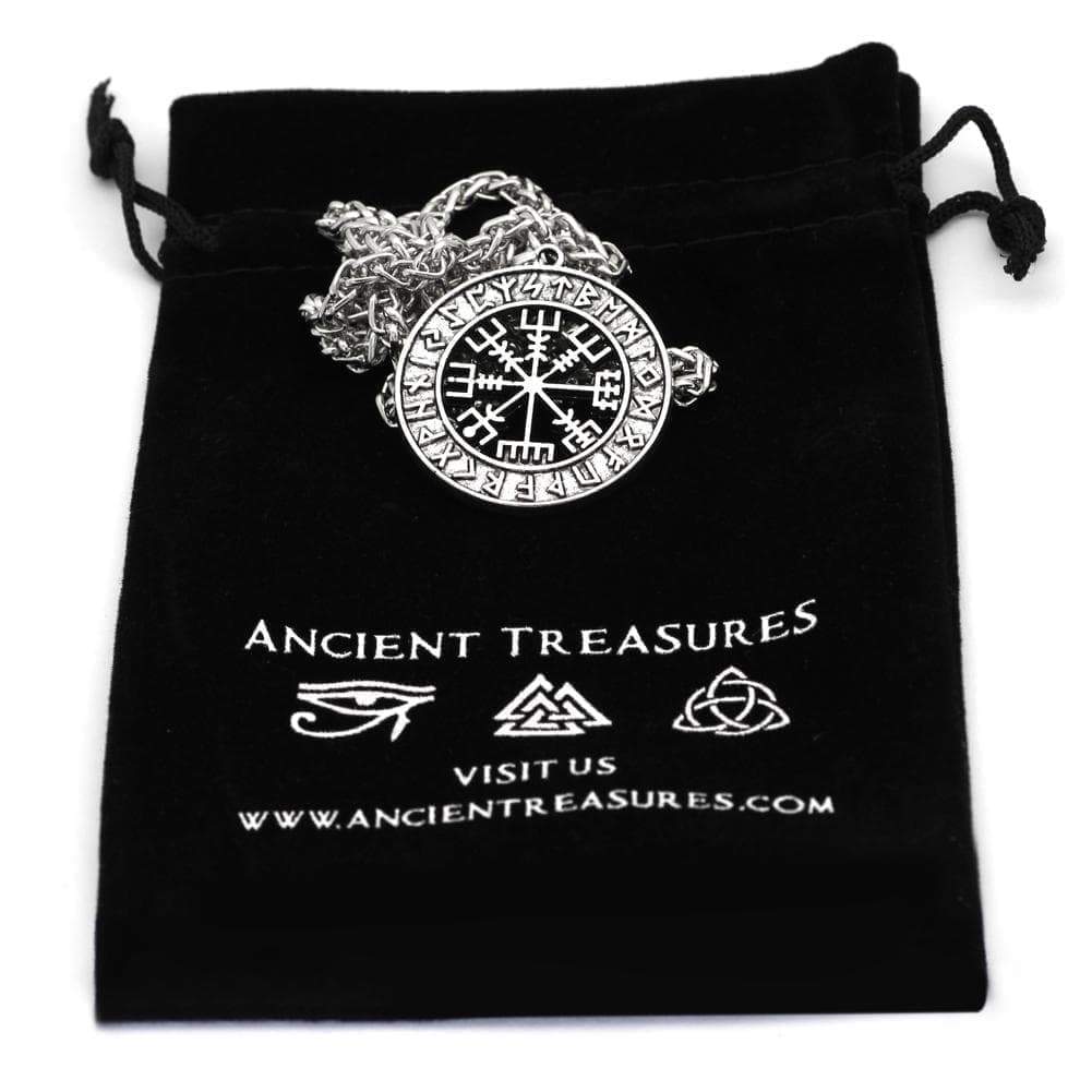 Vikings Vegvisir Stainless Steel Pendant Necklace | Pendants & Necklaces | Wiccan Center