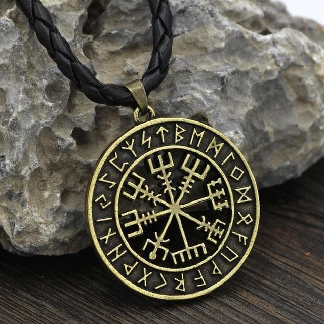 Vikings Vegvisir Stainless Steel Pendant Necklace | Pendants & Necklaces | Wiccan Center