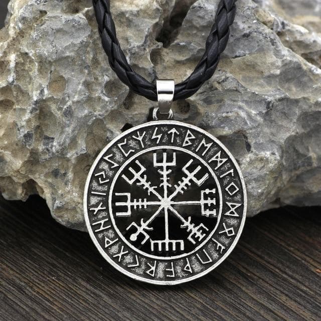 Vikings Vegvisir Stainless Steel Pendant Necklace | Pendants & Necklaces | Wiccan Center