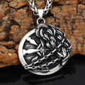 Viking Shield Compass Talisman Pendant & Necklace | Pendants & Necklaces | Wiccan Center