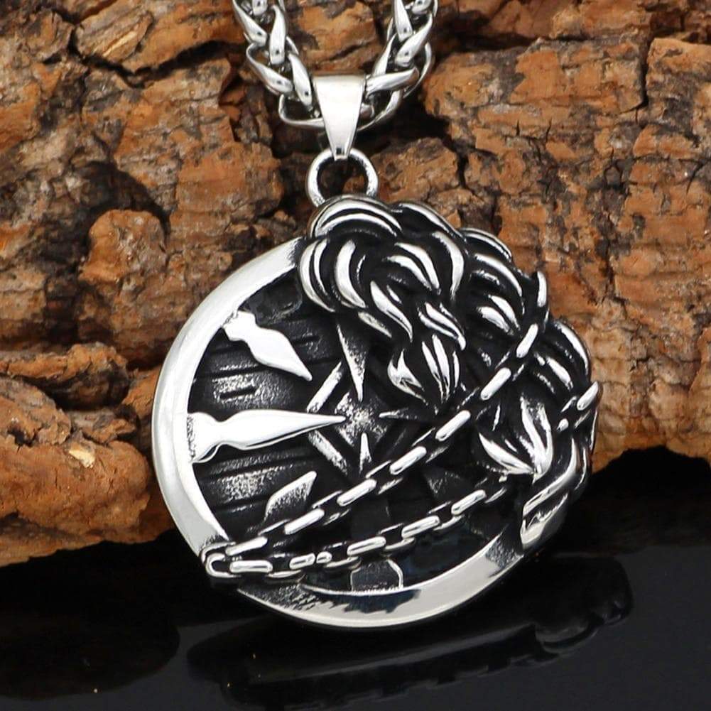 Viking Shield Compass Talisman Pendant & Necklace | Pendants & Necklaces | Wiccan Center