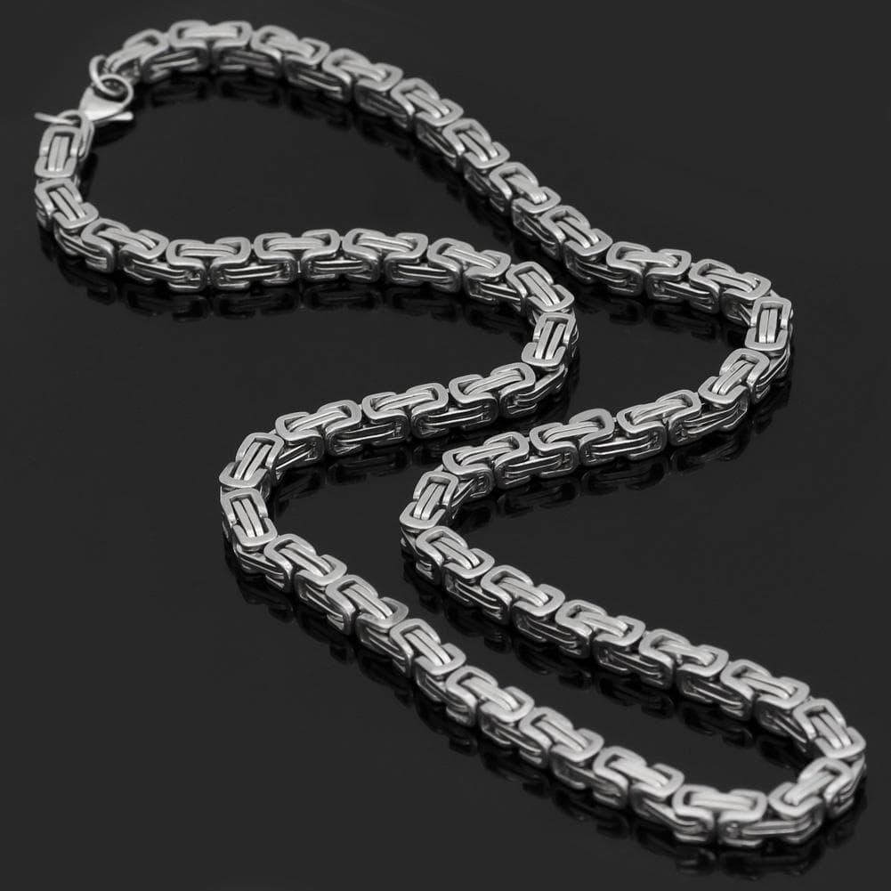 Viking Stainless Steel King Chain + Bracelet | Pendants & Necklaces | Wiccan Center