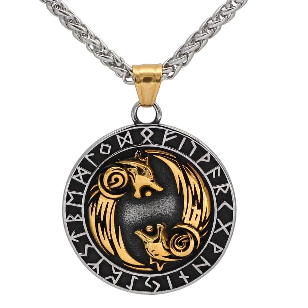 Vikings Geri and Freki Pendant & Necklace | Pendants & Necklaces | Wiccan Center