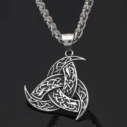 Vikings Odin's Horn Stainless Steel Pendant Necklace | Pendants & Necklaces | Wiccan Center