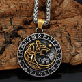Vikings Fenrir Wolf Runic Necklace | Pendants & Necklaces | Wiccan Center