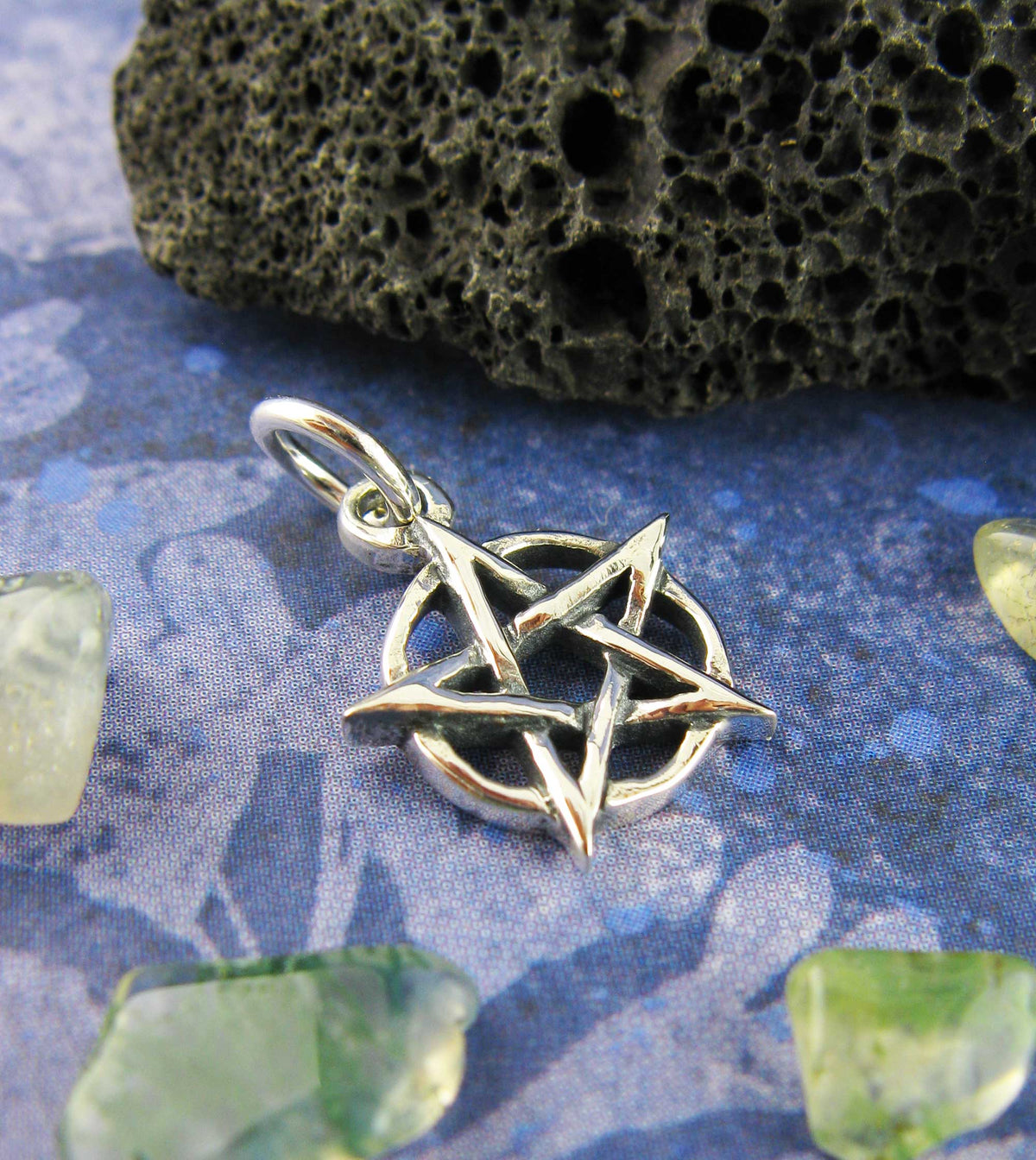 Little Pentacle Charm, Handmade | Handmade > Silver | Wiccan Center