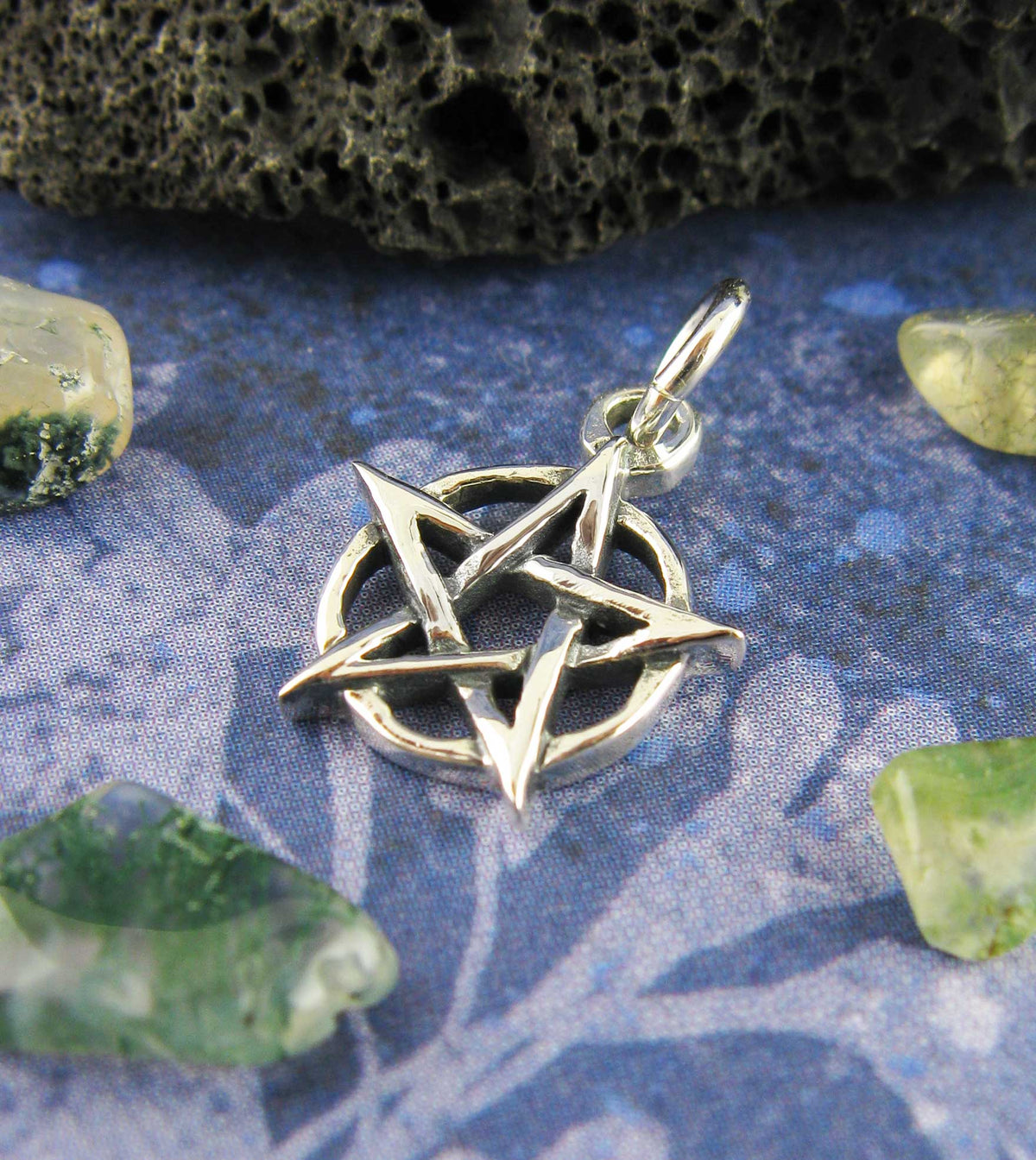 Little Pentacle Charm, Handmade | Handmade > Silver | Wiccan Center