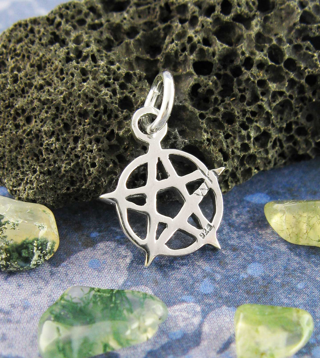 Little Pentacle Charm, Handmade | Handmade > Silver | Wiccan Center