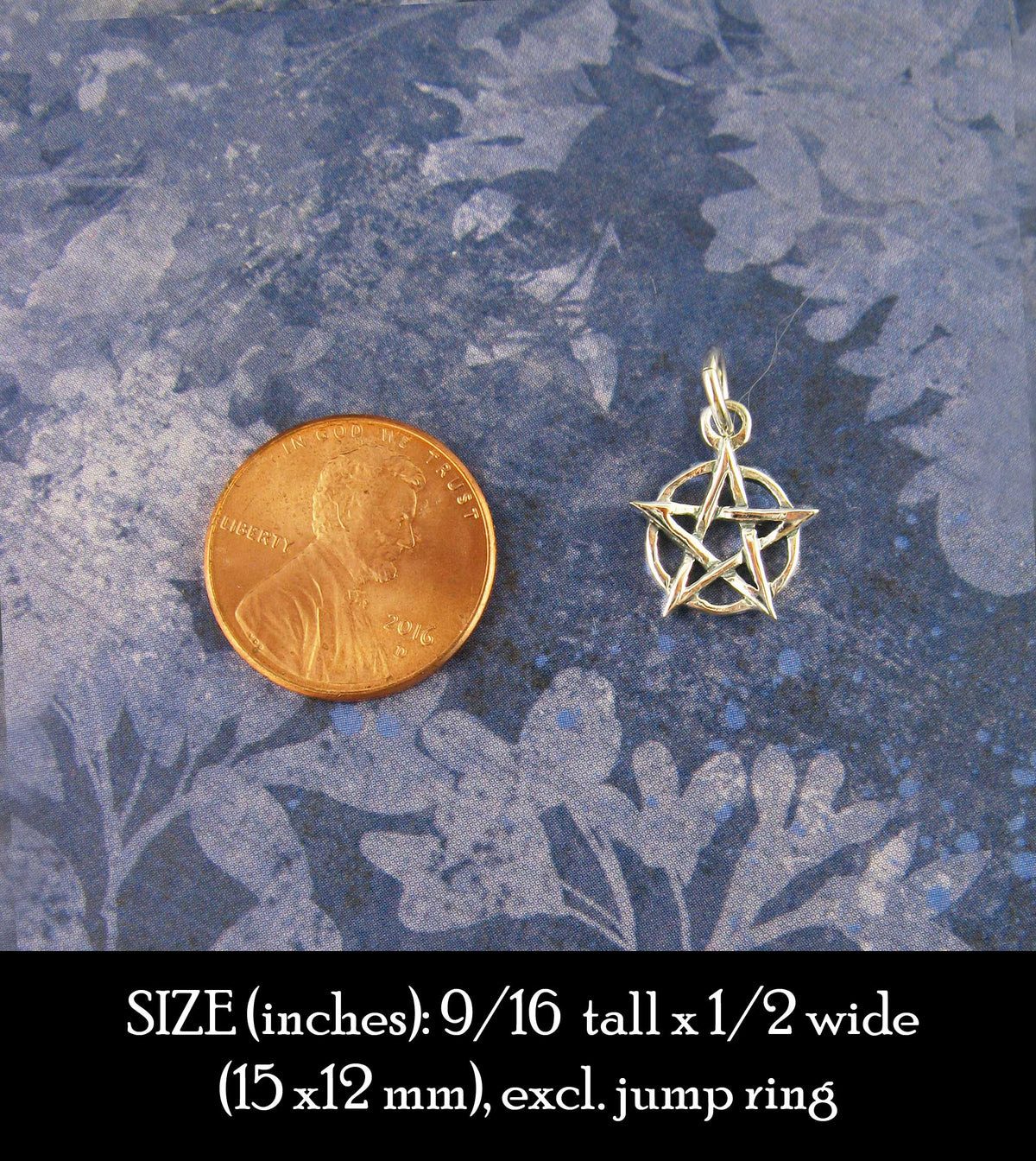 Little Pentacle Charm, Handmade | Handmade > Silver | Wiccan Center