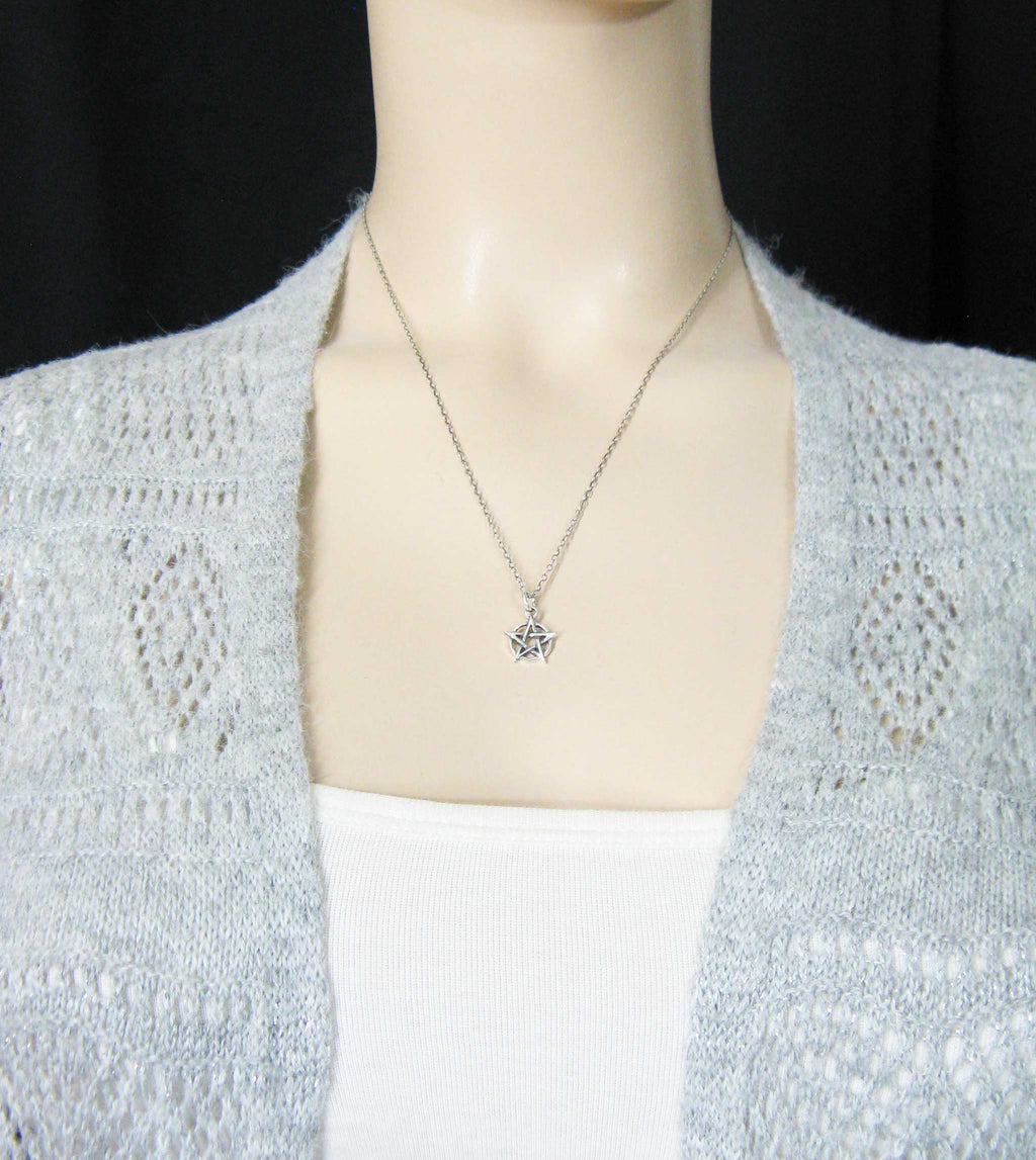 Little Pentacle Charm, Handmade | Handmade > Silver | Wiccan Center