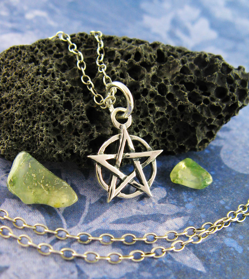 Little Pentacle Charm, Handmade | Handmade > Silver | Wiccan Center