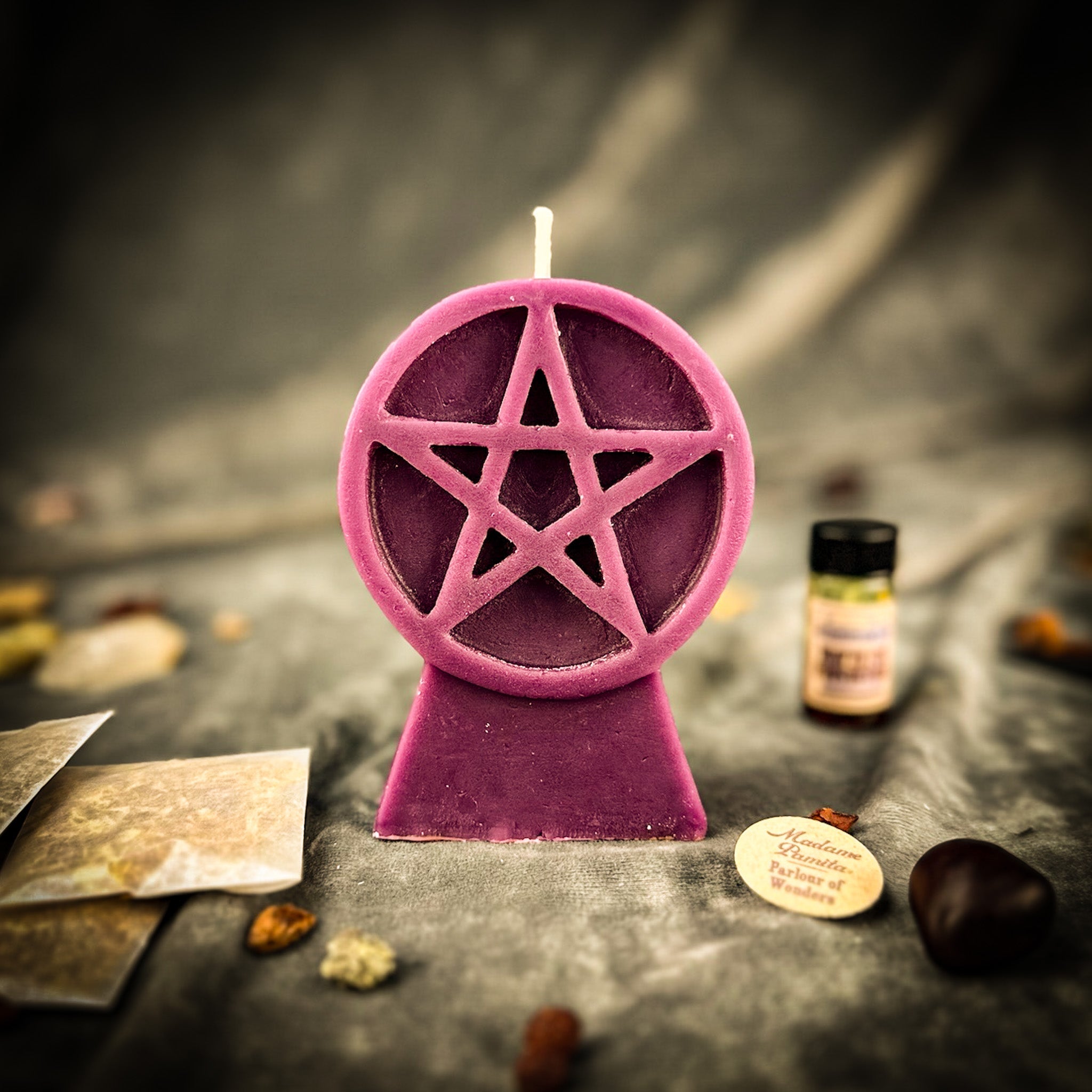 Pentacle of Protection Candle Spell Kit - Five Elements & Spiritual Safety Magic | Candle Spell Kit | Wiccan Center