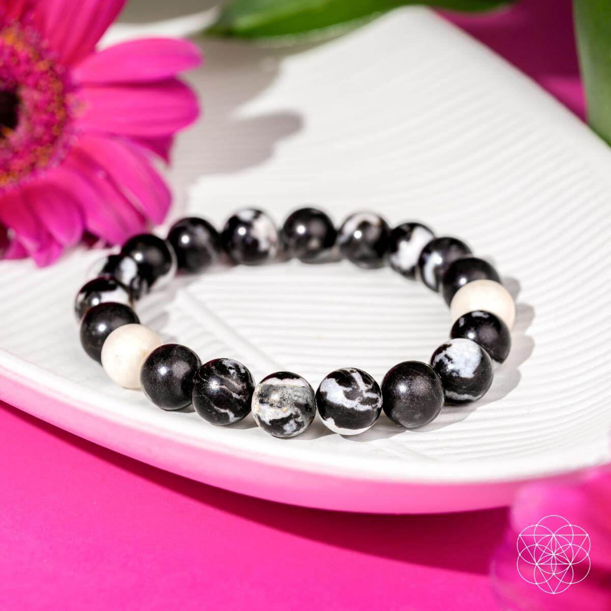 Permission to Pause - The Zebra Jasper Bracelet | Bracelet | Wiccan Center