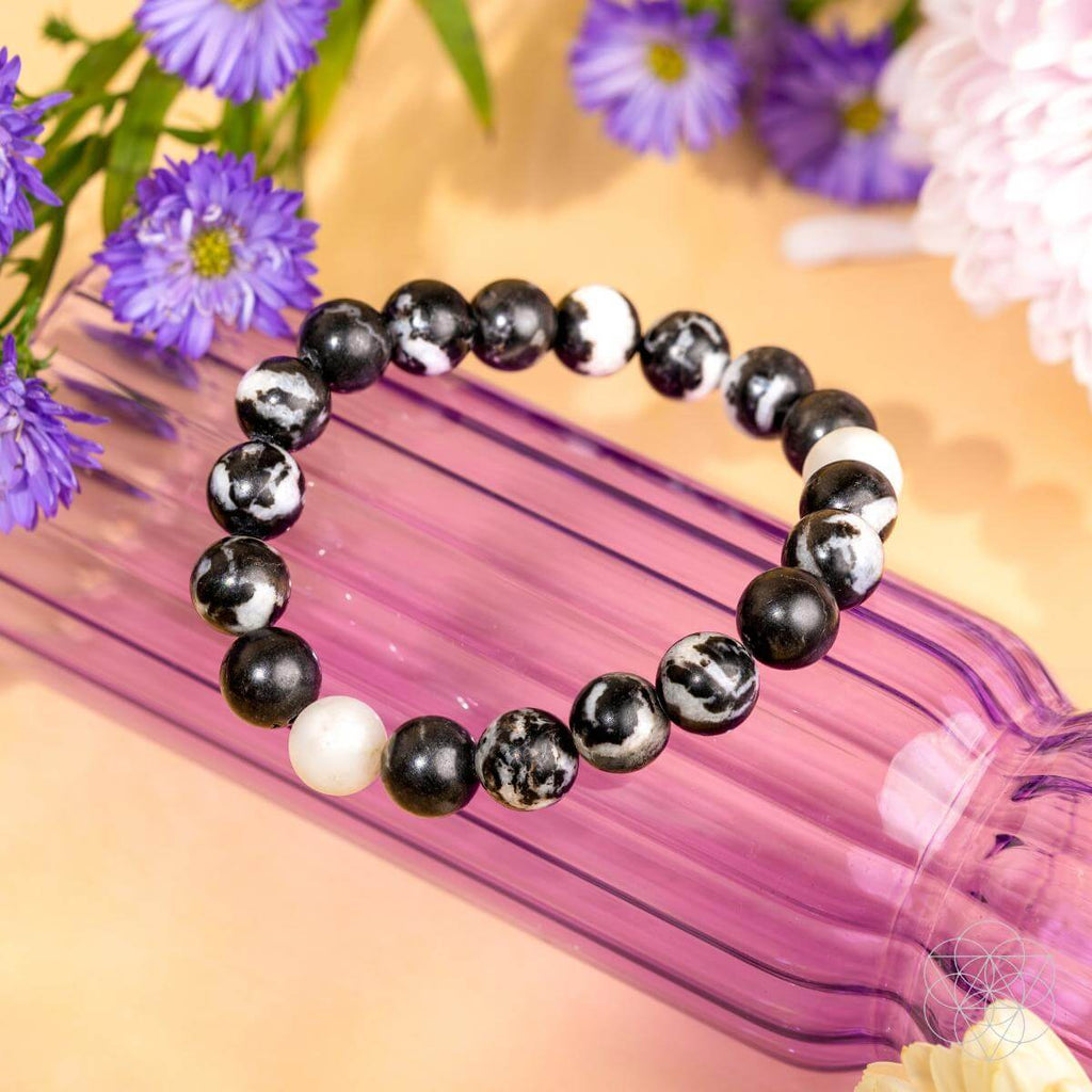 Permission to Pause - The Zebra Jasper Bracelet | Bracelet | Wiccan Center