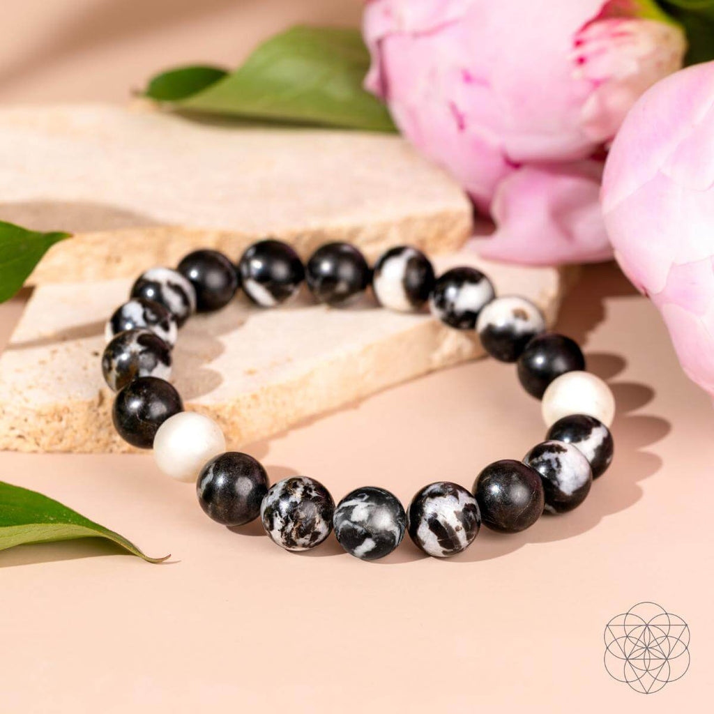 Permission to Pause - The Zebra Jasper Bracelet | Bracelet | Wiccan Center