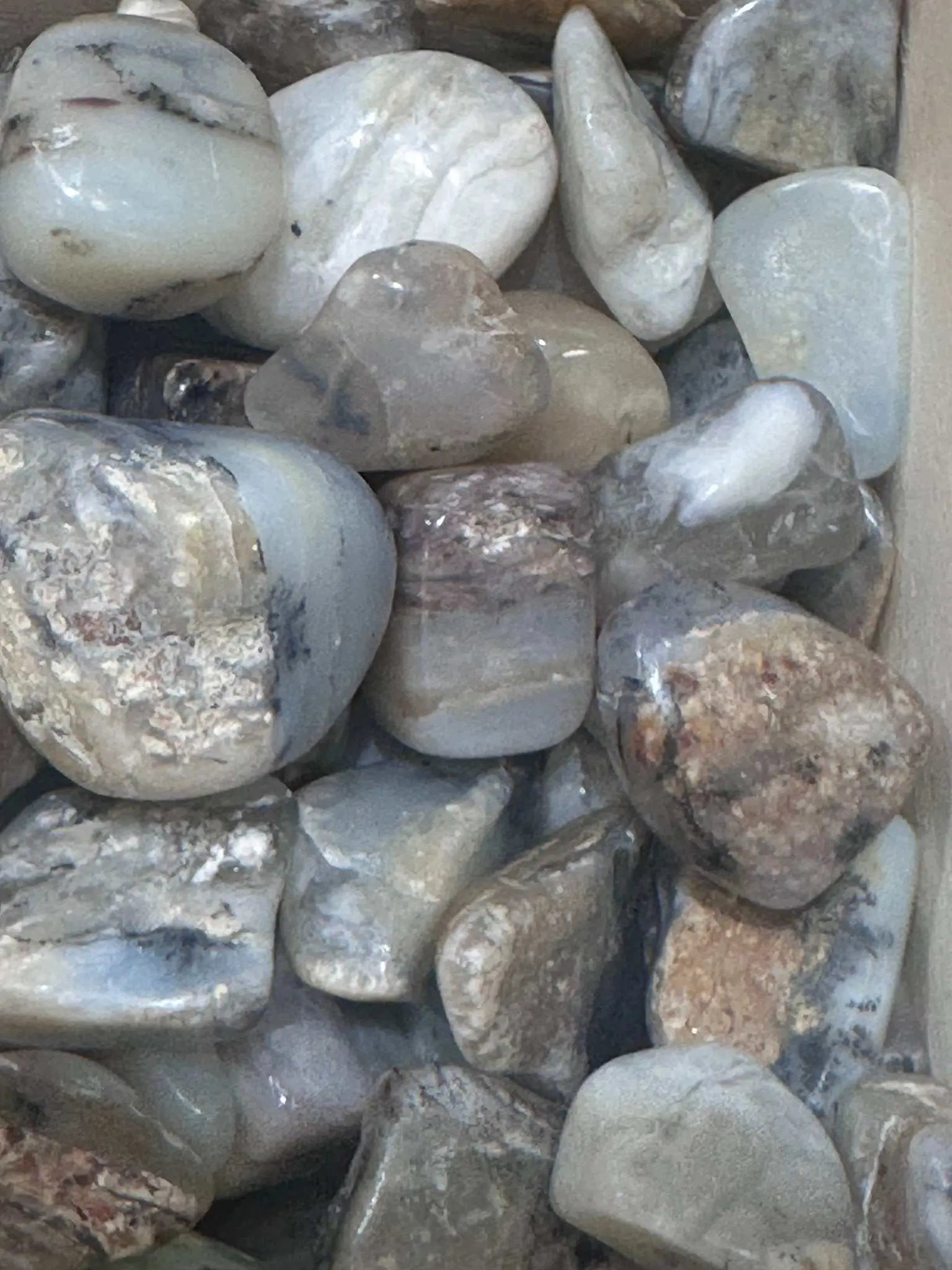 Peruvian Blue Opal Tumbled Stone | Tumbled Stones | Wiccan Center