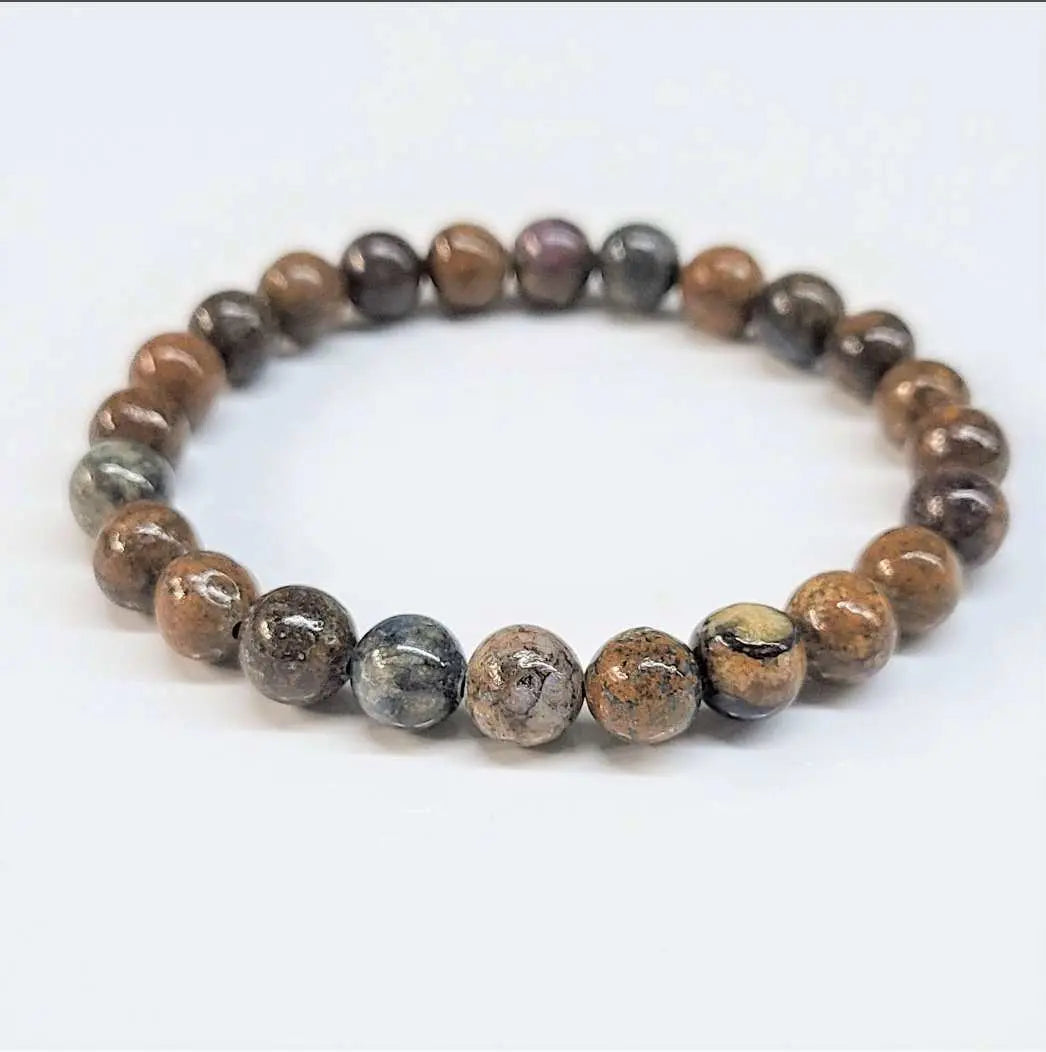 Pietersite Round Bead Bracelet - Strong Leadership | Bracelets | Wiccan Center