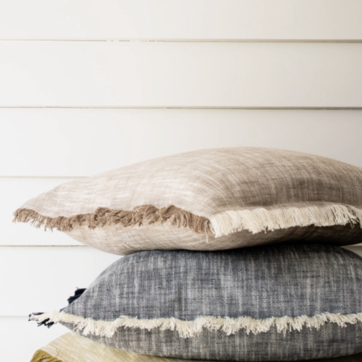 Colombe Chambray Pillow Cover