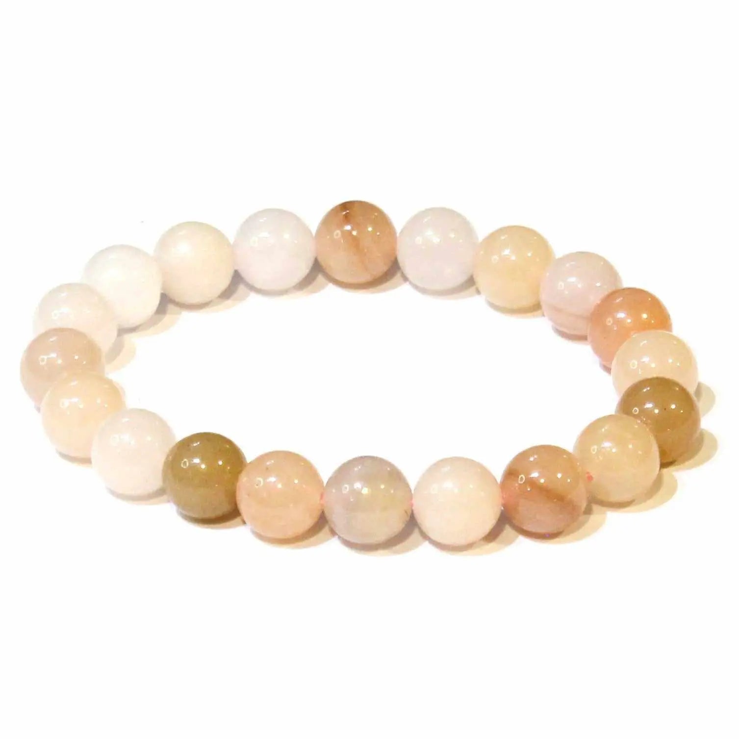 Pink Aventurine Round Bead Bracelet - Compassionate Renewal | Bracelets | Wiccan Center