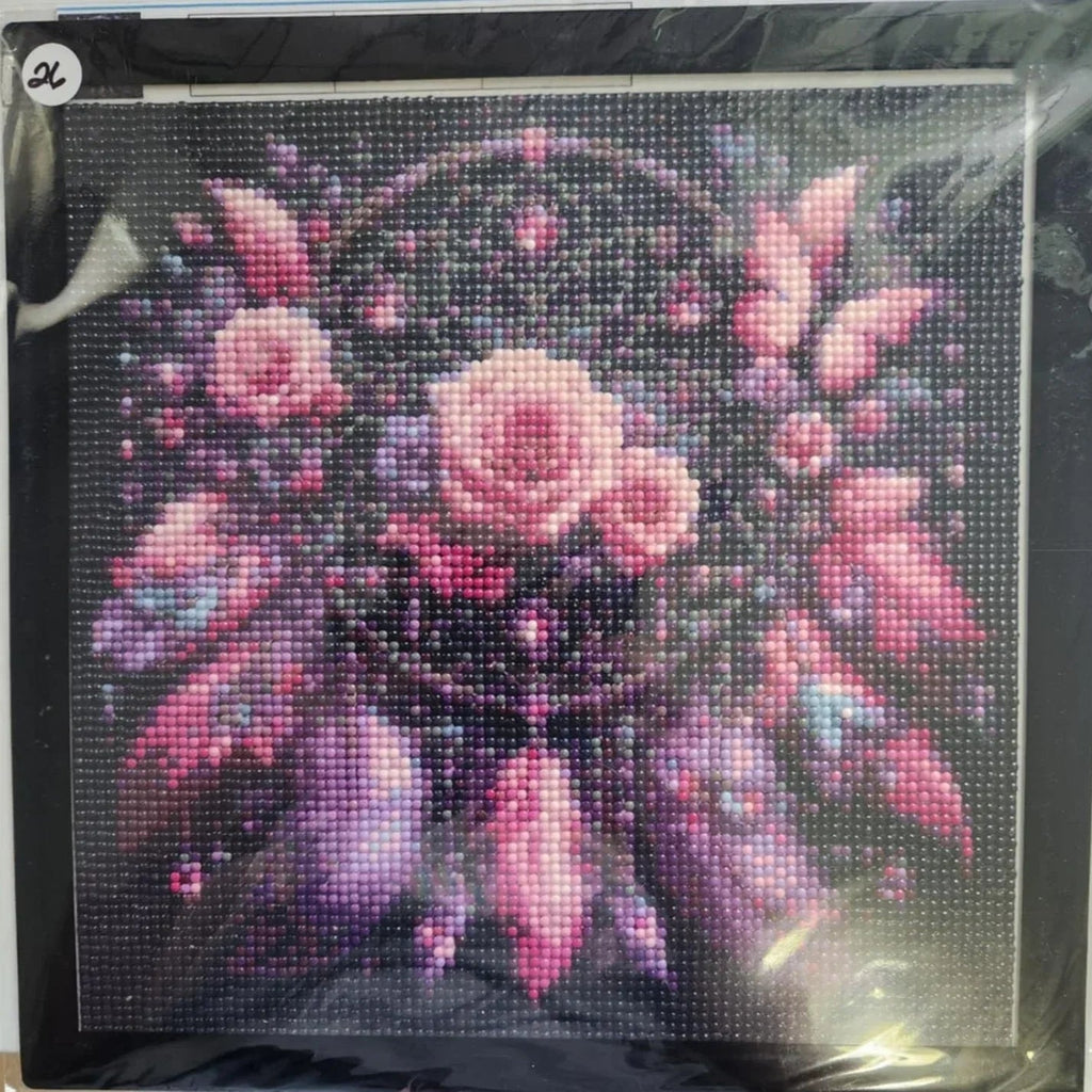 Diamond Art 30 x 30 cm Pictures w/Magnetic Frame