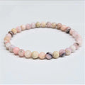Pink Opal Round Bead Bracelet - Loving Kindness | Bracelets | Wiccan Center